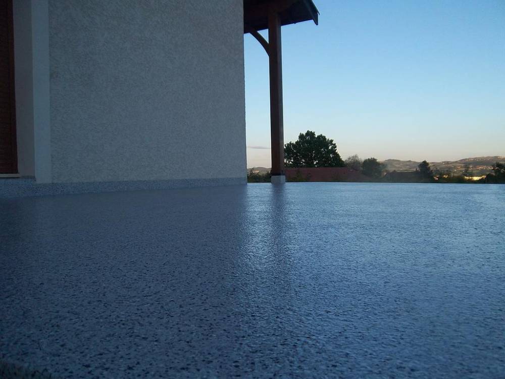 résine sol marbre