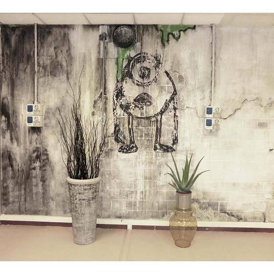 grafitti robot