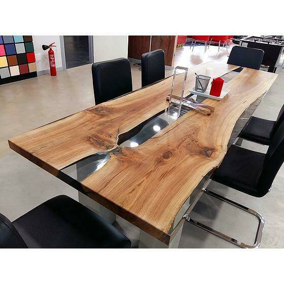 grande table époxy
